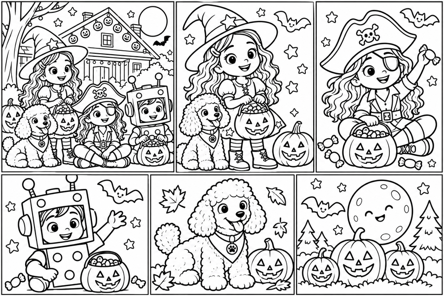 Printable Halloween Coloring Page!